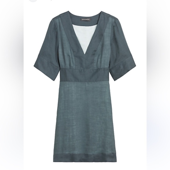NWT Banana Republic Ramie Mini  Dress Size 4 - Picture 1 of 4